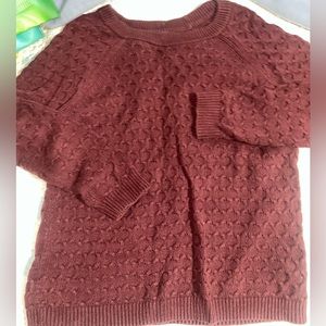Burgundy Sweater